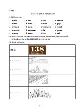 Bài tập môn Tiếng Anh Lớp 5 - Unit 1+2
